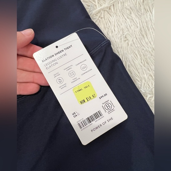 Athleta Elation Sheer Tights - size L - NWT - Picture 5 of 7